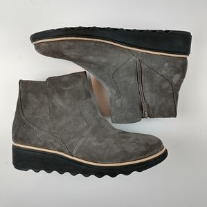 clarks sharon swing wedge bootie